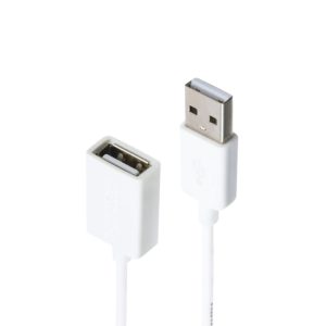 USB-A Male to USB-A Female Cable Extension White Luxafor